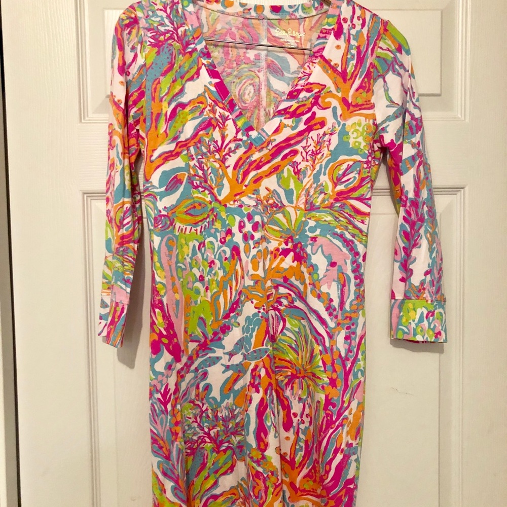 Lilly Pulitzer Christie V Neck t-shirt dress